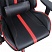 превью Кресло компьютерное BRABIX «GT Carbon GM-120», две подушки, экокожа, черное/красное, 531931