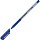 Ручка шариковая KORES К6 автомат треуг.корп,манж.,0,5мм, син