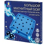 Игра настольная логическая «Магнитный бой», 24 магнита, доска 28×28 см, ЗОЛОТАЯ СКАЗКА