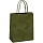 Пакет подарочный 18×23×10см MESHU «Green pattern», выборочный лак, матовая ламинация
