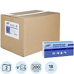 Полотенца бумажные д/дисп. Luscan Professional Vслож 2сл белцел200л18пач/уп