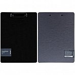 Планшет с зажимом Berlingo «Steel&Style» A4, пластик (полифом), серебристый металлик