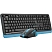 превью Комплект беспроводной клавиатура и мышь A4Tech Fstyler FG1035 (FG1035 NAVY BLUE)