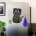 превью Доска на холодильник магнитно-меловая 30×40 см «Pussy Cat» с набором аксессуаров, BRAUBERG
