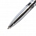 превью Ручка подарочная шариковая GALANT «Basel», корпус серебристый с черным, хромированные детали, пишущий узел 0.7 мм, синяя