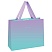 превью Пакет подарочный 23×18×10см MESHU «Duotone. Turquoise-Lilac gradient», отд. фольгой, матовая ламинация