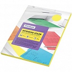 Бумага цветная OfficeSpace «Intensive Color», A4, 80 г/м², 100л., (желтый)