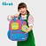 превью Рюкзак Först F-Kids «Be Happy! » 30.5×25.5×12см, 1 отделение, 5 карманов, эргономичная спинка