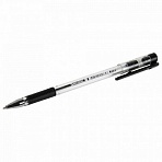 Ручка шариковая с грипом BRAUBERG «X-Writer», ЧЕРНАЯ, узел 0.7 мм, линия письма 0.35 мм