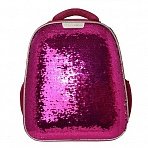 Ранец №1 School анатомический Sparkle Pink (пайетки двусторонние)