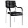 Стул Echair-803 VP (кожзам, черный, без подлокотников, хром)