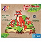 Пластилин классический Луч Zoo 10 цветов 150 г