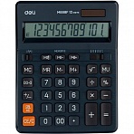 Калькулятор настольн. ПОЛНОРАЗМ. Deli EM888F,12р, дв. пит,202×158мм, темно-син
