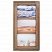 превью Рамка из мангового дерева BRAUBERG LOFT TRINITY, 3 фото 10×15см, акриловый экран, 20×35.5 см