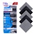 превью Салфетки из МИКРОФИБРЫ 30×30 см, GRAY & BLACK, big pack, КОМПЛЕКТ 10 штук, 180 г/м2, LAIMA HOME