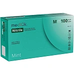 Перчатки нитрил. н/с. н/о, зеленые MediOk (M) 50п/уп, 4гр