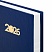 превью Ежедневник датированный 2026 145×215 мм, А5, STAFF, обложка бумвинил, синий
