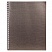 превью Бизнес-тетрадь Hatber Metallic А5 96 листов коричневая в клетку на спирали (148×210 мм)