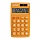 Калькулятор карманный ЮНЛАНДИЯ (138×80 мм) 8 разрядов, двойное питание, ОРАНЖЕВЫЙ, блистер, 250457