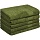 Полотенце махровое Luscan/бордюр 450г/м2, 70×140, оливковый