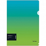 Папка-уголок Berlingo «Radiance», А4, 200мкм, голубой/зеленый градиент