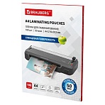 Пленки-заготовки для ламинирования УЛЬТРАТОНКИЕ А4, КОМПЛЕКТ 100 шт., 50 мкм, BRAUBERG