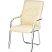 превью Конференц-кресло Easy Chair 807 VPU бежевое (экокожа, металл хромированный)