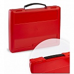 Портфель Стамм с выдвижной ручкой, 270×350×45мм, красный