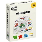Аквамозаика ТРИ СОВЫ «Транспорт», набор инструментов и аксессуаров, трафареты, картонная коробка 11×14см