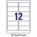 превью Этикетки самоклеящиеся пленочные L7913-10 99.1×42.3мм белые 12шт/А4.10л/уп
