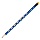 Карандаш чернографитный Deli U-Touch HB 6-гр, с ласт, с углубл, синий EC016-HB