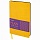 Ежедневник недатированный А5 (138×213 мм) BRAUBERG «Stylish», гибкий, 160 л., кожзам, желтый