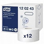 Бумага туалетная в рулонах Tork Premium T2 2-слойная 12 рулонов по 170 метров (артикул производителя 120243)