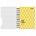превью Бизнес-тетрадь Attache Selection Spring Book A6 150 листов желтая в клетку на спирали (135×144 мм)