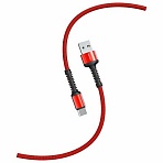 Кабель S26 USB – Type-C, 1 м, 3 А, SMARTBUY, для зарядки и передачи данных, красный, 93652