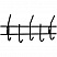 превью Вешалка настенная «Стандарт 2/5», 280×600×110 мм, 5 крючков, металл, черная