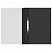 превью Папка-скоросшиватель пластик. OfficeSpace, А4, 120мкм, черная с прозр. верхом