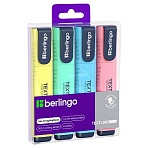 Набор текстовыделителей Berlingo «Textline HP500» 4цв., 1-5мм, PET-бокс с ЕП