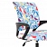 превью Кресло детское Chairman Kids 103 LT, PL черный, ткань велюр, единороги, пиастра