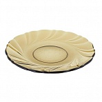Тарелка десертная стеклянная Glass Alta Marea диаметр 170 мм коричневая (60072308)