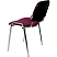 превью Стул офисный Easy Chair Изо/Iso бордовый (ткань, металл) (244440)