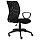 Кресло офисное Бюрократ CH-695NLT черное (сетка/ткань, пластик)