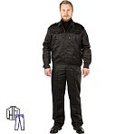 Костюм охранника К-м Альфа черн. (р.60-62)/170-176