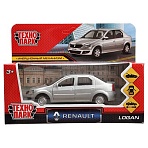 Машина игрушечная Технопарк «Renault Logan», RENAULT, металл., 12см, серебристый, с подвижными элементами