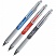 превью Ручка шариковая автоматическая Unimax Top Tek Fusion синяя (толщина линиии 0.5 мм)