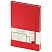 превью Бизнес-Блокнот А5.100 л., твердая обложка, балакрон, на резинке, BV, Красный