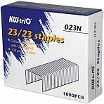 Скобы для степлера №23/23, 1000 штук, KW-trio, до 200 листов