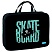 превью Папка текстильная с ручками 1 отделение, А4 Först «Skateboard», 350×265×80мм, текстиль, на молнии