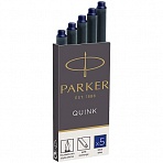 Картриджи чернильные Parker «Cartridge Quink» синие, 5шт., блистер