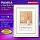 Рамка 15×21 см с паспарту 10×15 см небьющаяся, аналог IKEA, багет 26 мм, МДФ, BRAUBERG «Zool», цвет слоновая кость
